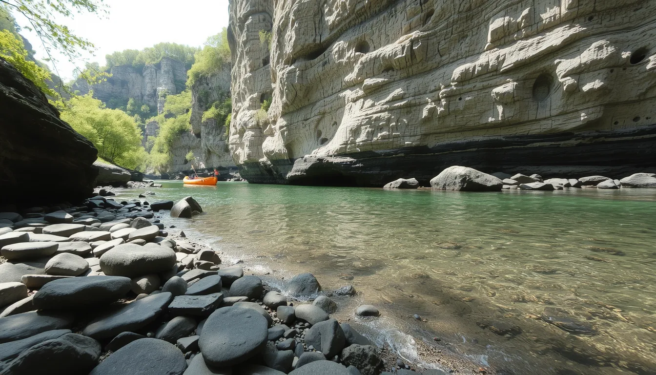 plage des basaltes tarn