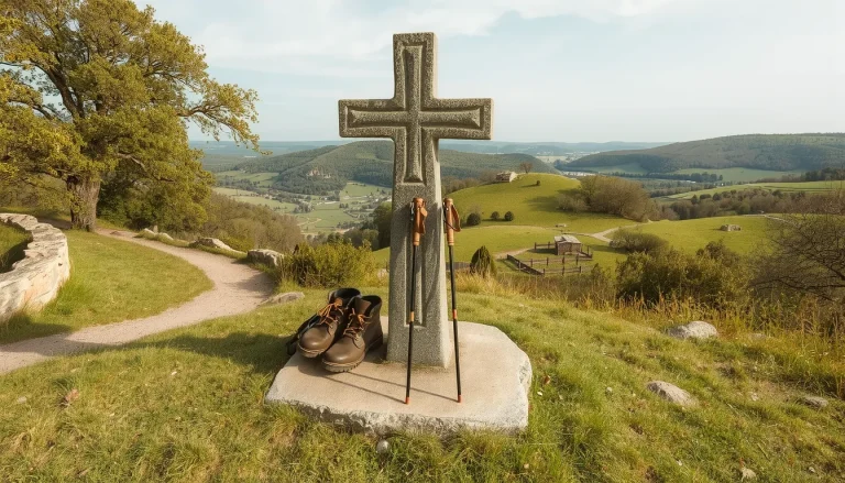 La Croix des Belges à Saujac : histoire, panorama sur la vallée du Lot et randonnée