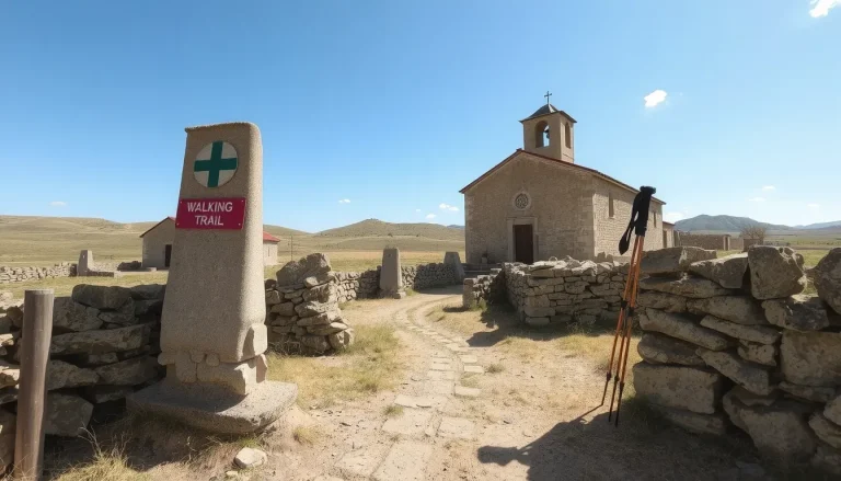 Saint Martin du Larzac : randonnées, église et hameaux du causse